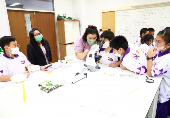 ภาพกิจกรรม  โรงเรียนอนุบาลกำแพงเพชร ร่วมกับคณะวิทยาศาสตร์และเทคโนโลยี จัดโครงการ Science Camp สำหรับนักเรียนห้องเรียนพิเศษ (MEP) ระดับชั้นประถมศึกษาปีที่ 1-6