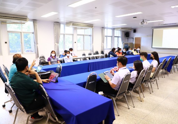 ภาพกิจกรรม  คณะวิทยาศาสตร์และเทคโนโลยี จัดประชุมเตรียมความพร้อมในการจัดอบรมและสอบ (The International Computer Driving Licence (ICDL) สำหรับนักศึกษา