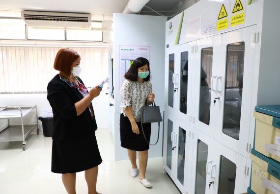 ภาพกิจกรรม คณะวิทยาศาสตร์และเทคโนโลยี มหาวิทยาลัยราชภัฏกำแพงเพชรรับการตรวจประเมินและรับรองห้องปฏิบัติการในรูปแบบ Peer evaluation