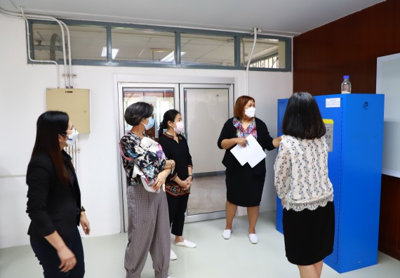 ภาพกิจกรรม คณะวิทยาศาสตร์และเทคโนโลยี มหาวิทยาลัยราชภัฏกำแพงเพชรรับการตรวจประเมินและรับรองห้องปฏิบัติการในรูปแบบ Peer evaluation