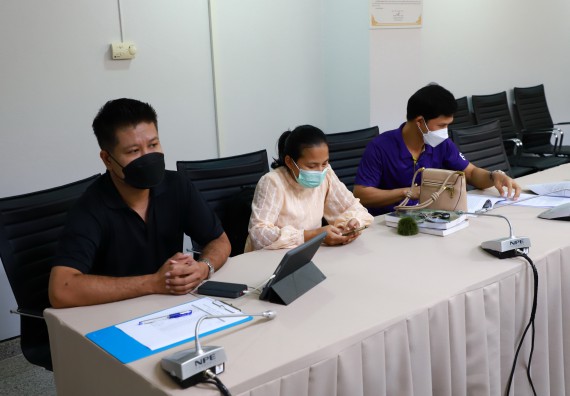 ภาพกิจกรรม  การนำเสนอความก้าวหน้าโครงการพี่เลี้ยงการเข้าสู่ตำแหน่งทางวิชาการ