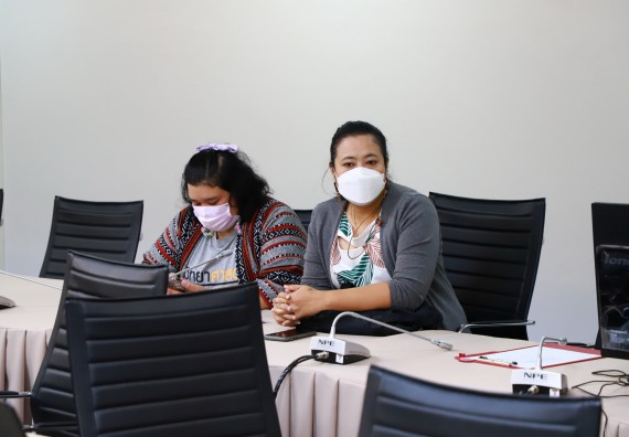 ภาพกิจกรรม  การนำเสนอความก้าวหน้าโครงการพี่เลี้ยงการเข้าสู่ตำแหน่งทางวิชาการ