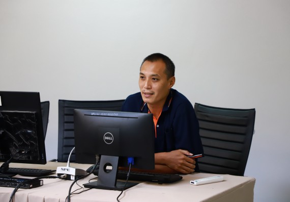 ภาพกิจกรรม  การนำเสนอความก้าวหน้าโครงการพี่เลี้ยงการเข้าสู่ตำแหน่งทางวิชาการ