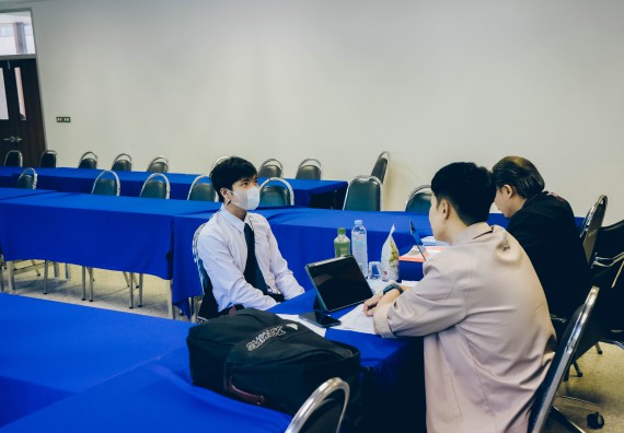 ภาพกิจกรรม  คณะวิทยาศาสตร์และเทคโนโลยี จัดสัมภาษณ์ทุนเพื่อการศึกษา ปตท.สผ. โครงการเอส 1 ประจำปีการศึกษา 2565 จากบริษัท ปตท.สผ.สยาม จำกัด