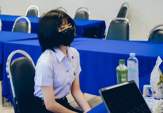 ภาพกิจกรรม  คณะวิทยาศาสตร์และเทคโนโลยี จัดสัมภาษณ์ทุนเพื่อการศึกษา ปตท.สผ. โครงการเอส 1 ประจำปีการศึกษา 2565 จากบริษัท ปตท.สผ.สยาม จำกัด