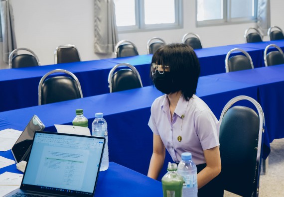 ภาพกิจกรรม  คณะวิทยาศาสตร์และเทคโนโลยี จัดสัมภาษณ์ทุนเพื่อการศึกษา ปตท.สผ. โครงการเอส 1 ประจำปีการศึกษา 2565 จากบริษัท ปตท.สผ.สยาม จำกัด