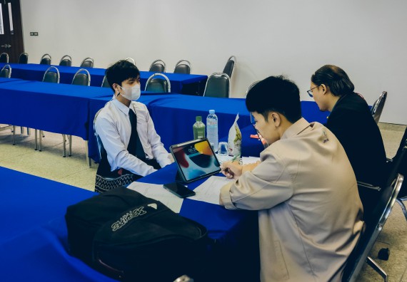 ภาพกิจกรรม  คณะวิทยาศาสตร์และเทคโนโลยี จัดสัมภาษณ์ทุนเพื่อการศึกษา ปตท.สผ. โครงการเอส 1 ประจำปีการศึกษา 2565 จากบริษัท ปตท.สผ.สยาม จำกัด