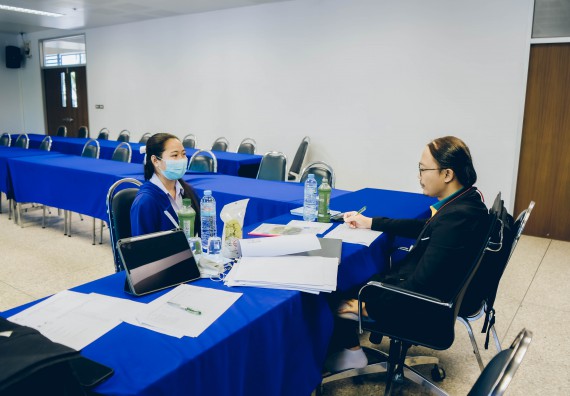 ภาพกิจกรรม  คณะวิทยาศาสตร์และเทคโนโลยี จัดสัมภาษณ์ทุนเพื่อการศึกษา ปตท.สผ. โครงการเอส 1 ประจำปีการศึกษา 2565 จากบริษัท ปตท.สผ.สยาม จำกัด