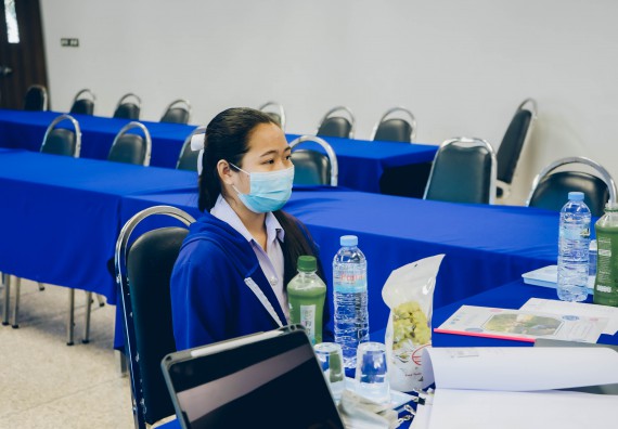 ภาพกิจกรรม  คณะวิทยาศาสตร์และเทคโนโลยี จัดสัมภาษณ์ทุนเพื่อการศึกษา ปตท.สผ. โครงการเอส 1 ประจำปีการศึกษา 2565 จากบริษัท ปตท.สผ.สยาม จำกัด