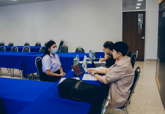 ภาพกิจกรรม  คณะวิทยาศาสตร์และเทคโนโลยี จัดสัมภาษณ์ทุนเพื่อการศึกษา ปตท.สผ. โครงการเอส 1 ประจำปีการศึกษา 2565 จากบริษัท ปตท.สผ.สยาม จำกัด