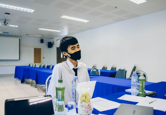 ภาพกิจกรรม  คณะวิทยาศาสตร์และเทคโนโลยี จัดสัมภาษณ์ทุนเพื่อการศึกษา ปตท.สผ. โครงการเอส 1 ประจำปีการศึกษา 2565 จากบริษัท ปตท.สผ.สยาม จำกัด