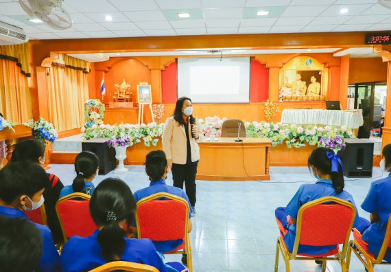 ภาพกิจกรรม  คณะวิทยาศาสตร์และเทคโนโลยี จัดกิจกรรมค่ายวิทยาศาสตร์สัญจร ปีการศึกษา 2565 ให้กับนักเรียนระดับชั้นมัธยมศึกษาตอนปลาย โรงเรียนไทรงามพิทยาคม