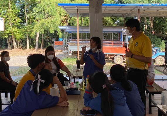 ภาพกิจกรรม  คณะวิทยาศาสตร์และเทคโนโลยี จัดกิจกรรมค่ายวิทยาศาสตร์สัญจร ปีการศึกษา 2565 ให้กับนักเรียนระดับชั้นมัธยมศึกษาตอนปลาย โรงเรียนไทรงามพิทยาคม