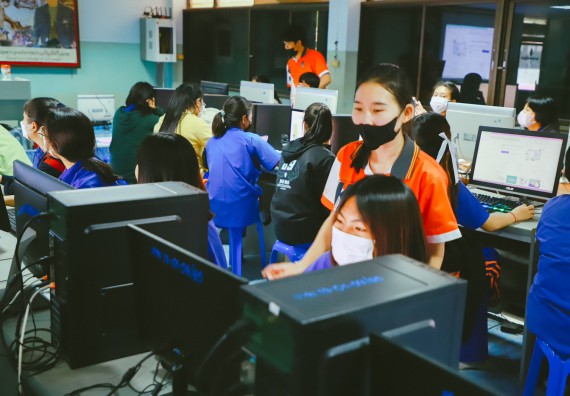 ภาพกิจกรรม  คณะวิทยาศาสตร์และเทคโนโลยี จัดกิจกรรมค่ายวิทยาศาสตร์สัญจร ปีการศึกษา 2565 ให้กับนักเรียนระดับชั้นมัธยมศึกษาตอนปลาย โรงเรียนไทรงามพิทยาคม