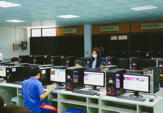 ภาพกิจกรรม  คณะวิทยาศาสตร์และเทคโนโลยี จัดกิจกรรมค่ายวิทยาศาสตร์สัญจร ปีการศึกษา 2565 ให้กับนักเรียนระดับชั้นมัธยมศึกษาตอนปลาย โรงเรียนไทรงามพิทยาคม