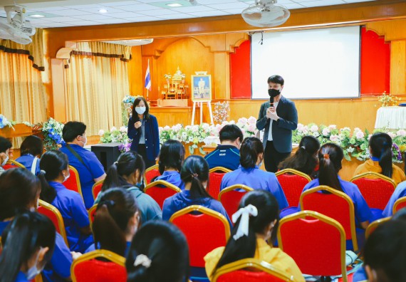 ภาพกิจกรรม  คณะวิทยาศาสตร์และเทคโนโลยี จัดกิจกรรมค่ายวิทยาศาสตร์สัญจร ปีการศึกษา 2565 ให้กับนักเรียนระดับชั้นมัธยมศึกษาตอนปลาย โรงเรียนไทรงามพิทยาคม