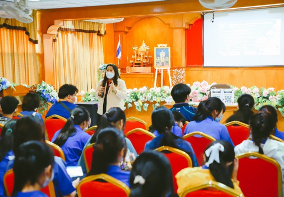 ภาพกิจกรรม  คณะวิทยาศาสตร์และเทคโนโลยี จัดกิจกรรมค่ายวิทยาศาสตร์สัญจร ปีการศึกษา 2565 ให้กับนักเรียนระดับชั้นมัธยมศึกษาตอนปลาย โรงเรียนไทรงามพิทยาคม