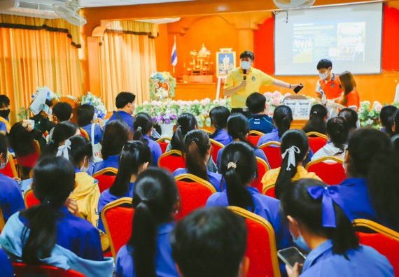 ภาพกิจกรรม  คณะวิทยาศาสตร์และเทคโนโลยี จัดกิจกรรมค่ายวิทยาศาสตร์สัญจร ปีการศึกษา 2565 ให้กับนักเรียนระดับชั้นมัธยมศึกษาตอนปลาย โรงเรียนไทรงามพิทยาคม