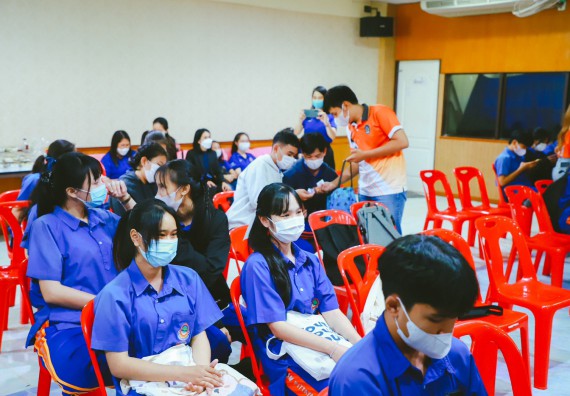 ภาพกิจกรรม  คณะวิทยาศาสตร์และเทคโนโลยี จัดกิจกรรมค่ายวิทยาศาสตร์สัญจร ปีการศึกษา 2565 ให้กับนักเรียนระดับชั้นมัธยมศึกษาตอนปลาย โรงเรียนไทรงามพิทยาคม