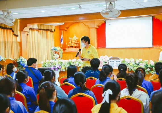 ภาพกิจกรรม  คณะวิทยาศาสตร์และเทคโนโลยี จัดกิจกรรมค่ายวิทยาศาสตร์สัญจร ปีการศึกษา 2565 ให้กับนักเรียนระดับชั้นมัธยมศึกษาตอนปลาย โรงเรียนไทรงามพิทยาคม