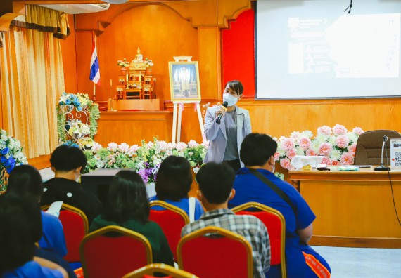 ภาพกิจกรรม  คณะวิทยาศาสตร์และเทคโนโลยี จัดกิจกรรมค่ายวิทยาศาสตร์สัญจร ปีการศึกษา 2565 ให้กับนักเรียนระดับชั้นมัธยมศึกษาตอนปลาย โรงเรียนไทรงามพิทยาคม