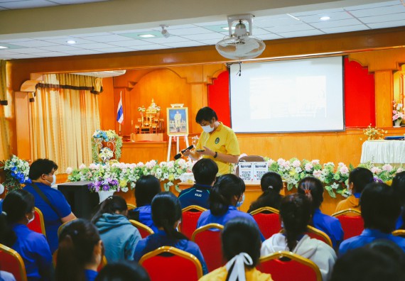 ภาพกิจกรรม  คณะวิทยาศาสตร์และเทคโนโลยี จัดกิจกรรมค่ายวิทยาศาสตร์สัญจร ปีการศึกษา 2565 ให้กับนักเรียนระดับชั้นมัธยมศึกษาตอนปลาย โรงเรียนไทรงามพิทยาคม