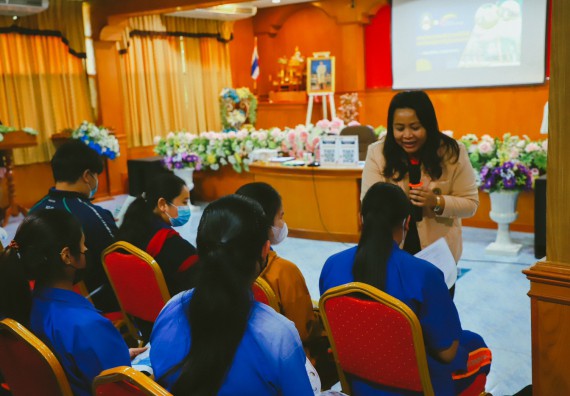 ภาพกิจกรรม  คณะวิทยาศาสตร์และเทคโนโลยี จัดกิจกรรมค่ายวิทยาศาสตร์สัญจร ปีการศึกษา 2565 ให้กับนักเรียนระดับชั้นมัธยมศึกษาตอนปลาย โรงเรียนไทรงามพิทยาคม