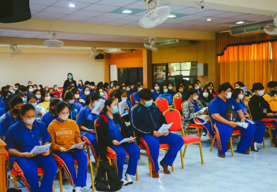 ภาพกิจกรรม  คณะวิทยาศาสตร์และเทคโนโลยี จัดกิจกรรมค่ายวิทยาศาสตร์สัญจร ปีการศึกษา 2565 ให้กับนักเรียนระดับชั้นมัธยมศึกษาตอนปลาย โรงเรียนไทรงามพิทยาคม