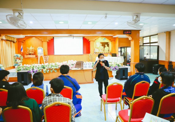 ภาพกิจกรรม  คณะวิทยาศาสตร์และเทคโนโลยี จัดกิจกรรมค่ายวิทยาศาสตร์สัญจร ปีการศึกษา 2565 ให้กับนักเรียนระดับชั้นมัธยมศึกษาตอนปลาย โรงเรียนไทรงามพิทยาคม