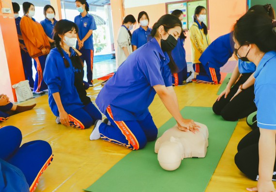ภาพกิจกรรม  คณะวิทยาศาสตร์และเทคโนโลยี จัดกิจกรรมค่ายวิทยาศาสตร์สัญจร ปีการศึกษา 2565 ให้กับนักเรียนระดับชั้นมัธยมศึกษาตอนปลาย โรงเรียนไทรงามพิทยาคม
