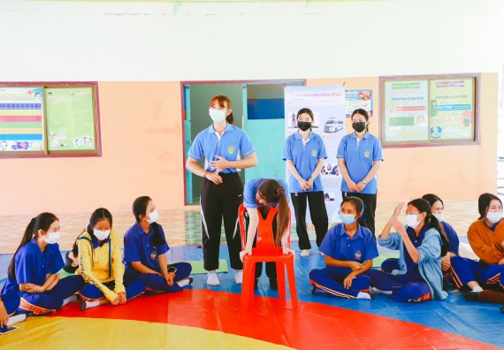 ภาพกิจกรรม  คณะวิทยาศาสตร์และเทคโนโลยี จัดกิจกรรมค่ายวิทยาศาสตร์สัญจร ปีการศึกษา 2565 ให้กับนักเรียนระดับชั้นมัธยมศึกษาตอนปลาย โรงเรียนไทรงามพิทยาคม