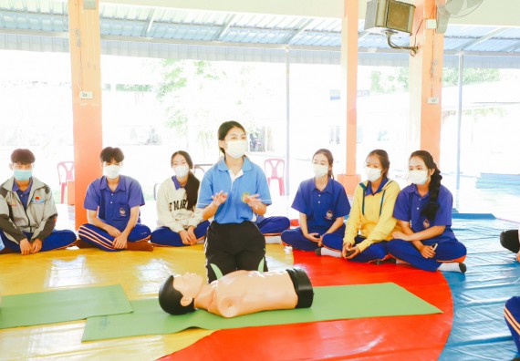 ภาพกิจกรรม  คณะวิทยาศาสตร์และเทคโนโลยี จัดกิจกรรมค่ายวิทยาศาสตร์สัญจร ปีการศึกษา 2565 ให้กับนักเรียนระดับชั้นมัธยมศึกษาตอนปลาย โรงเรียนไทรงามพิทยาคม