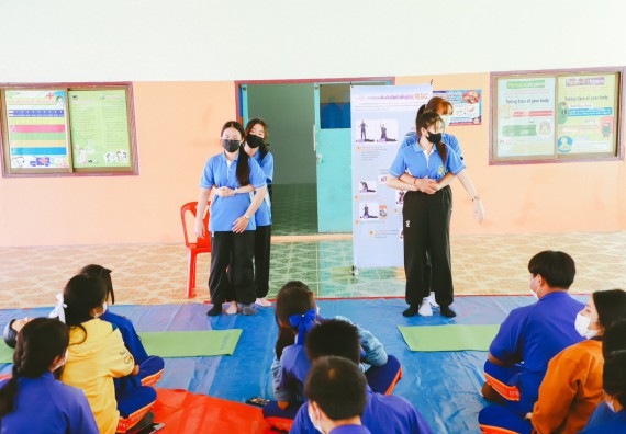 ภาพกิจกรรม  คณะวิทยาศาสตร์และเทคโนโลยี จัดกิจกรรมค่ายวิทยาศาสตร์สัญจร ปีการศึกษา 2565 ให้กับนักเรียนระดับชั้นมัธยมศึกษาตอนปลาย โรงเรียนไทรงามพิทยาคม