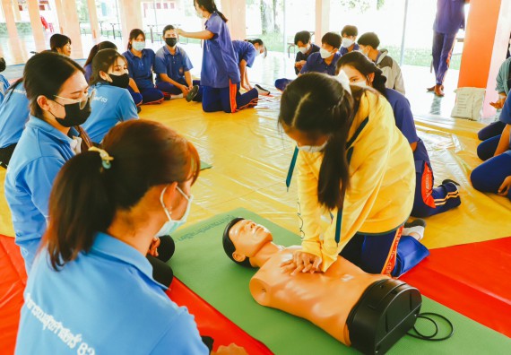 ภาพกิจกรรม  คณะวิทยาศาสตร์และเทคโนโลยี จัดกิจกรรมค่ายวิทยาศาสตร์สัญจร ปีการศึกษา 2565 ให้กับนักเรียนระดับชั้นมัธยมศึกษาตอนปลาย โรงเรียนไทรงามพิทยาคม