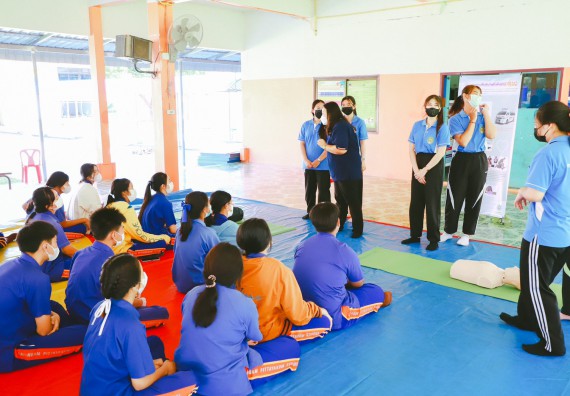 ภาพกิจกรรม  คณะวิทยาศาสตร์และเทคโนโลยี จัดกิจกรรมค่ายวิทยาศาสตร์สัญจร ปีการศึกษา 2565 ให้กับนักเรียนระดับชั้นมัธยมศึกษาตอนปลาย โรงเรียนไทรงามพิทยาคม