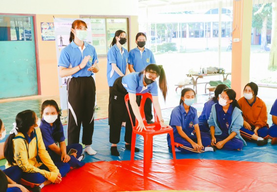 ภาพกิจกรรม  คณะวิทยาศาสตร์และเทคโนโลยี จัดกิจกรรมค่ายวิทยาศาสตร์สัญจร ปีการศึกษา 2565 ให้กับนักเรียนระดับชั้นมัธยมศึกษาตอนปลาย โรงเรียนไทรงามพิทยาคม