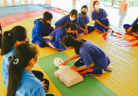 ภาพกิจกรรม  คณะวิทยาศาสตร์และเทคโนโลยี จัดกิจกรรมค่ายวิทยาศาสตร์สัญจร ปีการศึกษา 2565 ให้กับนักเรียนระดับชั้นมัธยมศึกษาตอนปลาย โรงเรียนไทรงามพิทยาคม