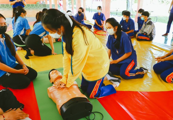 ภาพกิจกรรม  คณะวิทยาศาสตร์และเทคโนโลยี จัดกิจกรรมค่ายวิทยาศาสตร์สัญจร ปีการศึกษา 2565 ให้กับนักเรียนระดับชั้นมัธยมศึกษาตอนปลาย โรงเรียนไทรงามพิทยาคม