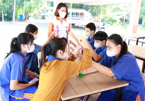 ภาพกิจกรรม  คณะวิทยาศาสตร์และเทคโนโลยี จัดกิจกรรมค่ายวิทยาศาสตร์สัญจร ปีการศึกษา 2565 ให้กับนักเรียนระดับชั้นมัธยมศึกษาตอนปลาย โรงเรียนไทรงามพิทยาคม