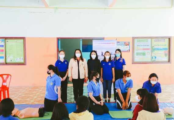 ภาพกิจกรรม  คณะวิทยาศาสตร์และเทคโนโลยี จัดกิจกรรมค่ายวิทยาศาสตร์สัญจร ปีการศึกษา 2565 ให้กับนักเรียนระดับชั้นมัธยมศึกษาตอนปลาย โรงเรียนไทรงามพิทยาคม