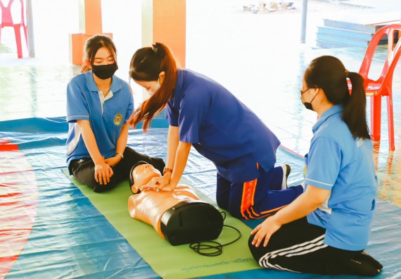 ภาพกิจกรรม  คณะวิทยาศาสตร์และเทคโนโลยี จัดกิจกรรมค่ายวิทยาศาสตร์สัญจร ปีการศึกษา 2565 ให้กับนักเรียนระดับชั้นมัธยมศึกษาตอนปลาย โรงเรียนไทรงามพิทยาคม