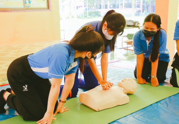 ภาพกิจกรรม  คณะวิทยาศาสตร์และเทคโนโลยี จัดกิจกรรมค่ายวิทยาศาสตร์สัญจร ปีการศึกษา 2565 ให้กับนักเรียนระดับชั้นมัธยมศึกษาตอนปลาย โรงเรียนไทรงามพิทยาคม