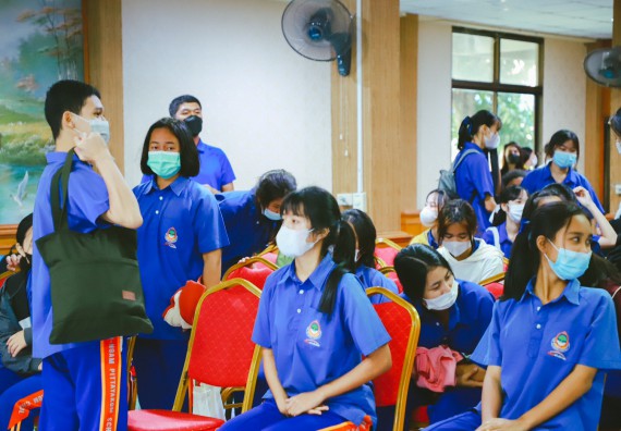 ภาพกิจกรรม  คณะวิทยาศาสตร์และเทคโนโลยี จัดกิจกรรมค่ายวิทยาศาสตร์สัญจร ปีการศึกษา 2565 ให้กับนักเรียนระดับชั้นมัธยมศึกษาตอนปลาย โรงเรียนไทรงามพิทยาคม