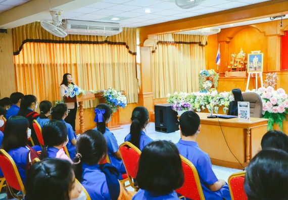 ภาพกิจกรรม  คณะวิทยาศาสตร์และเทคโนโลยี จัดกิจกรรมค่ายวิทยาศาสตร์สัญจร ปีการศึกษา 2565 ให้กับนักเรียนระดับชั้นมัธยมศึกษาตอนปลาย โรงเรียนไทรงามพิทยาคม