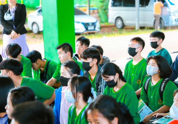 ภาพกิจกรรม  คณะวิทยาศาสตร์และเทคโนโลยี จัดกิจกรรมแนะแนวการศึกษา ให้กับนักเรียนระดับชั้นมัธยมศึกษาปีที่ 6 โรงเรียนป่าไม้อุทิศที่ 4