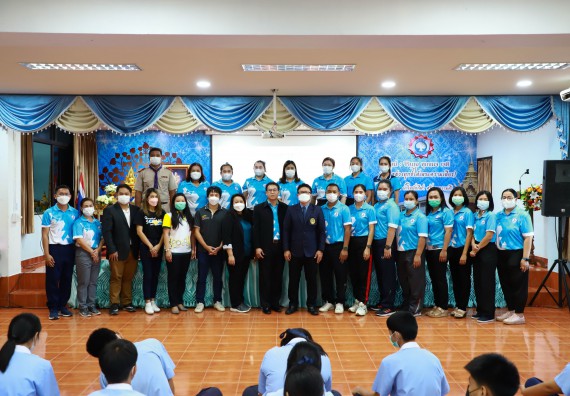 ภาพกิจกรรม  คณะวิทยาศาสตร์และเทคโนโลยี จัดกิจกรรมค่ายวิทยาศาสตร์สัญจร ปีการศึกษา 2565 ให้กับนักเรียนระดับชั้นมัธยมศึกษาตอนปลาย โรงเรียนวังไทรวิทยาคม