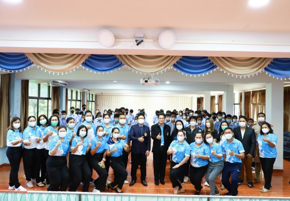 ภาพกิจกรรม  คณะวิทยาศาสตร์และเทคโนโลยี จัดกิจกรรมค่ายวิทยาศาสตร์สัญจร ปีการศึกษา 2565 ให้กับนักเรียนระดับชั้นมัธยมศึกษาตอนปลาย โรงเรียนวังไทรวิทยาคม