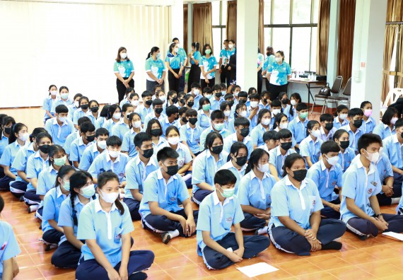 ภาพกิจกรรม  คณะวิทยาศาสตร์และเทคโนโลยี จัดกิจกรรมค่ายวิทยาศาสตร์สัญจร ปีการศึกษา 2565 ให้กับนักเรียนระดับชั้นมัธยมศึกษาตอนปลาย โรงเรียนวังไทรวิทยาคม