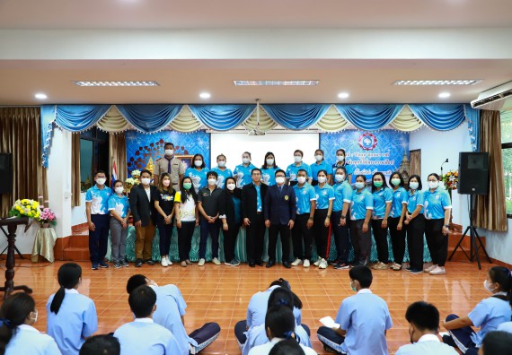 ภาพกิจกรรม  คณะวิทยาศาสตร์และเทคโนโลยี จัดกิจกรรมค่ายวิทยาศาสตร์สัญจร ปีการศึกษา 2565 ให้กับนักเรียนระดับชั้นมัธยมศึกษาตอนปลาย โรงเรียนวังไทรวิทยาคม