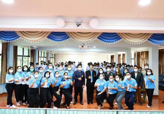 ภาพกิจกรรม  คณะวิทยาศาสตร์และเทคโนโลยี จัดกิจกรรมค่ายวิทยาศาสตร์สัญจร ปีการศึกษา 2565 ให้กับนักเรียนระดับชั้นมัธยมศึกษาตอนปลาย โรงเรียนวังไทรวิทยาคม